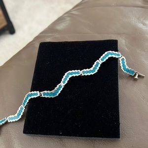 Turquoise / sterling silver bracelet